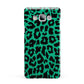 Green Leopard Print Samsung Galaxy A7 2015 Case