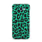 Green Leopard Print Samsung Galaxy A7 2017 Case