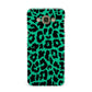 Green Leopard Print Samsung Galaxy A8 Case