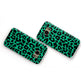 Green Leopard Print Samsung Galaxy Case Flat Overview