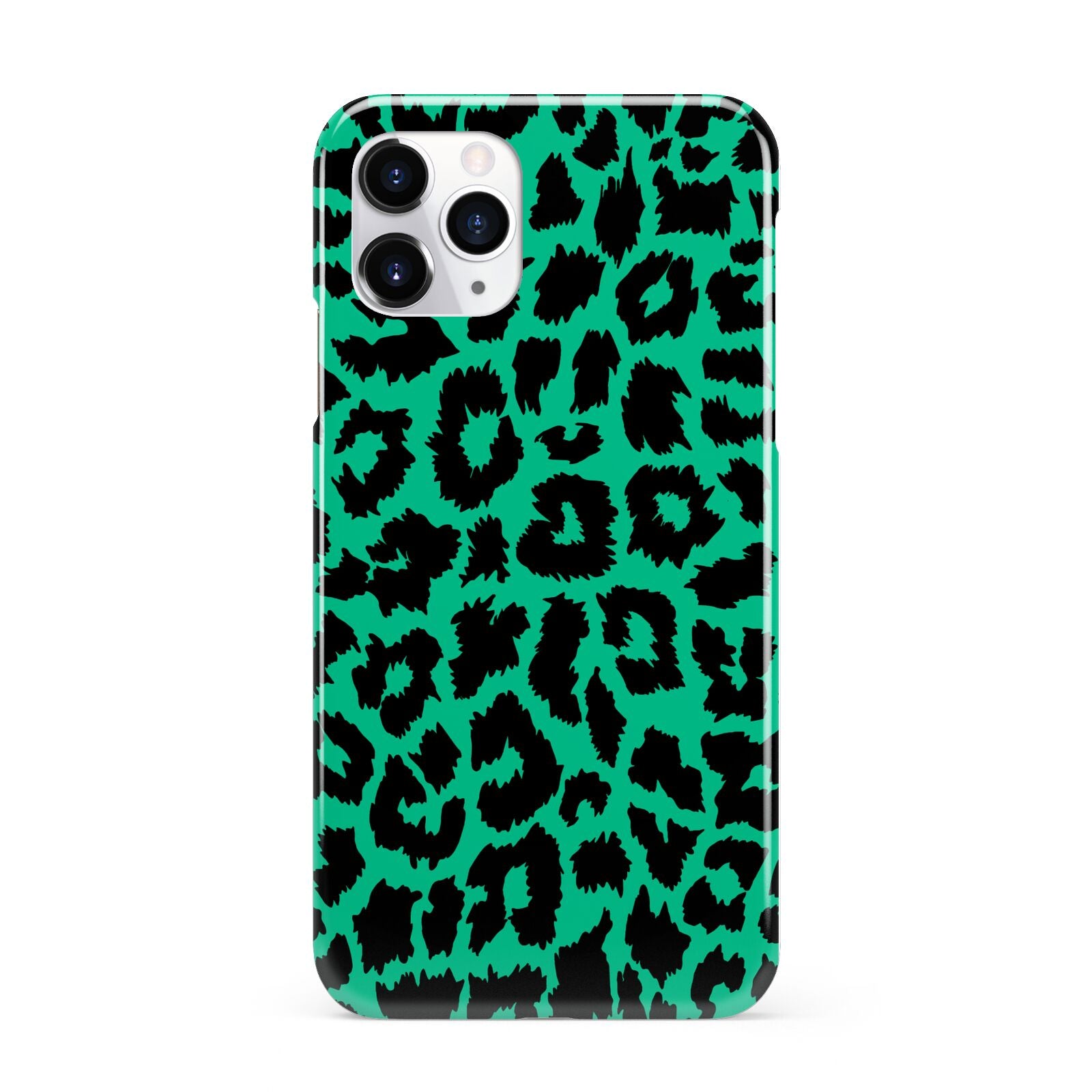 Green Leopard Print iPhone 11 Pro 3D Snap Case