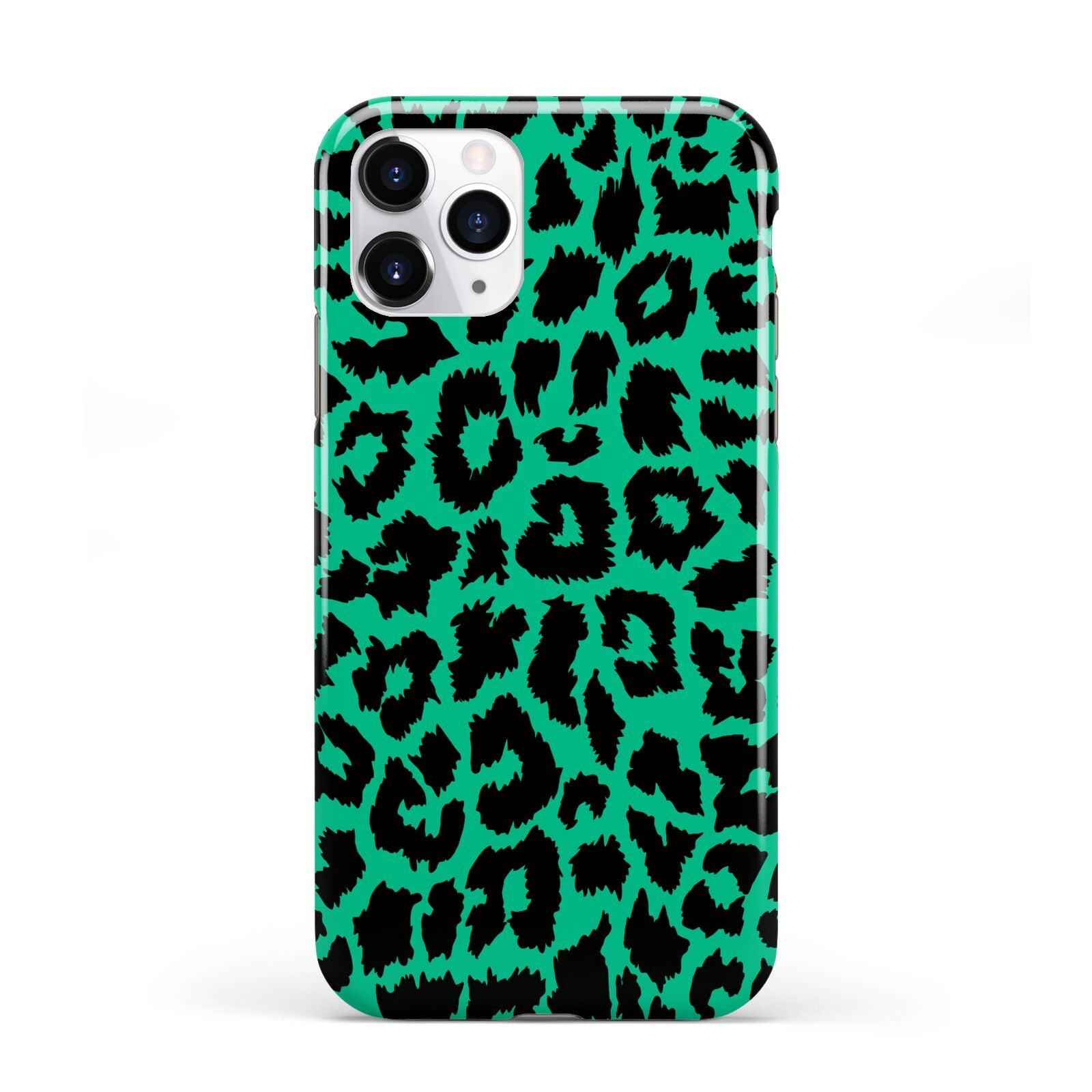 Green Leopard Print iPhone 11 Pro 3D Tough Case