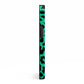 Green Leopard Print iPhone 13 Side Image 3D Tough Case
