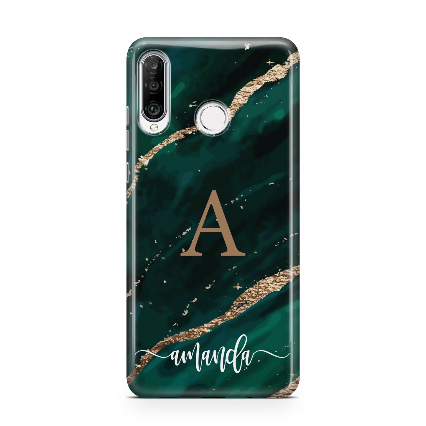 Green Marble Huawei P30 Lite Phone Case