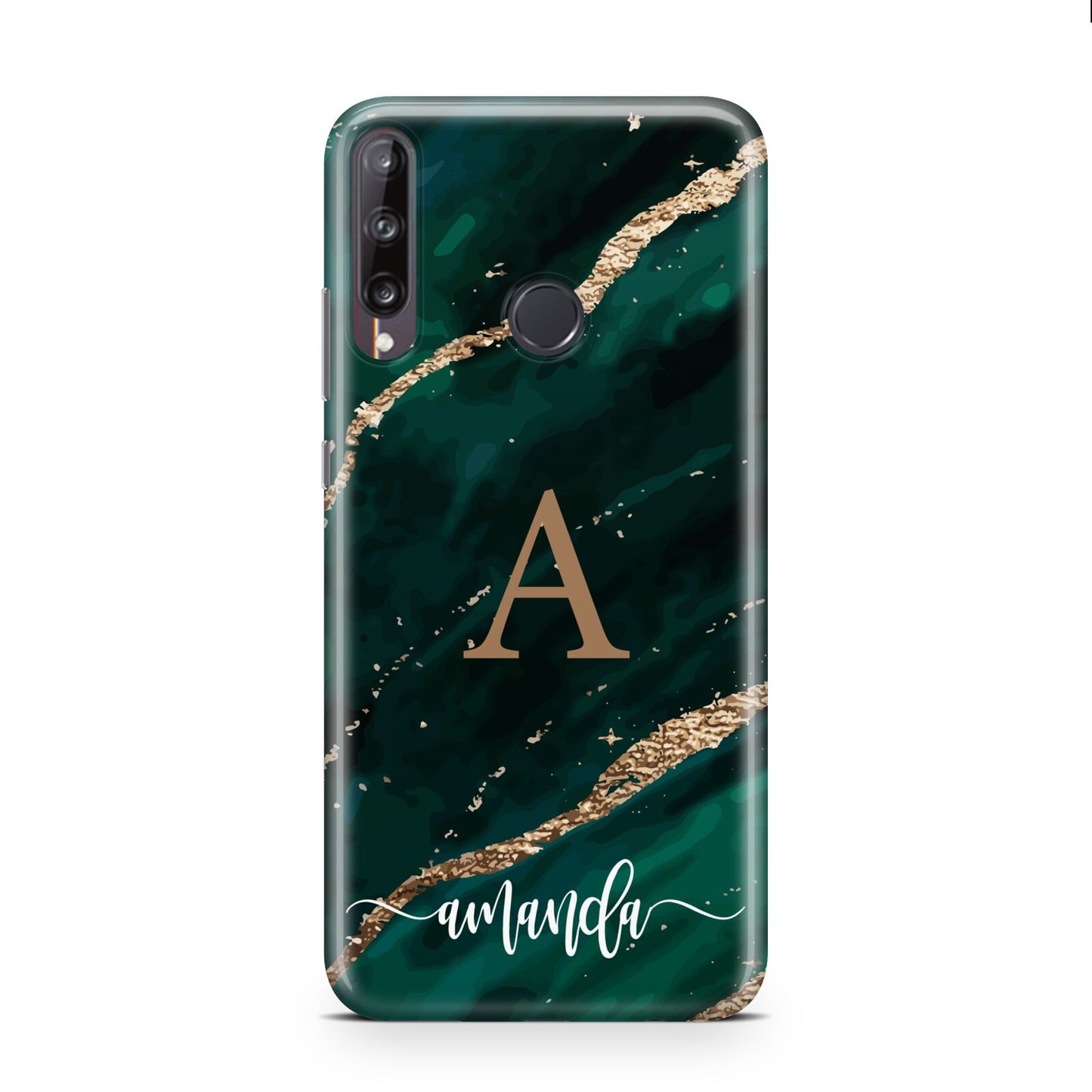 Green Marble Huawei P40 Lite E Phone Case