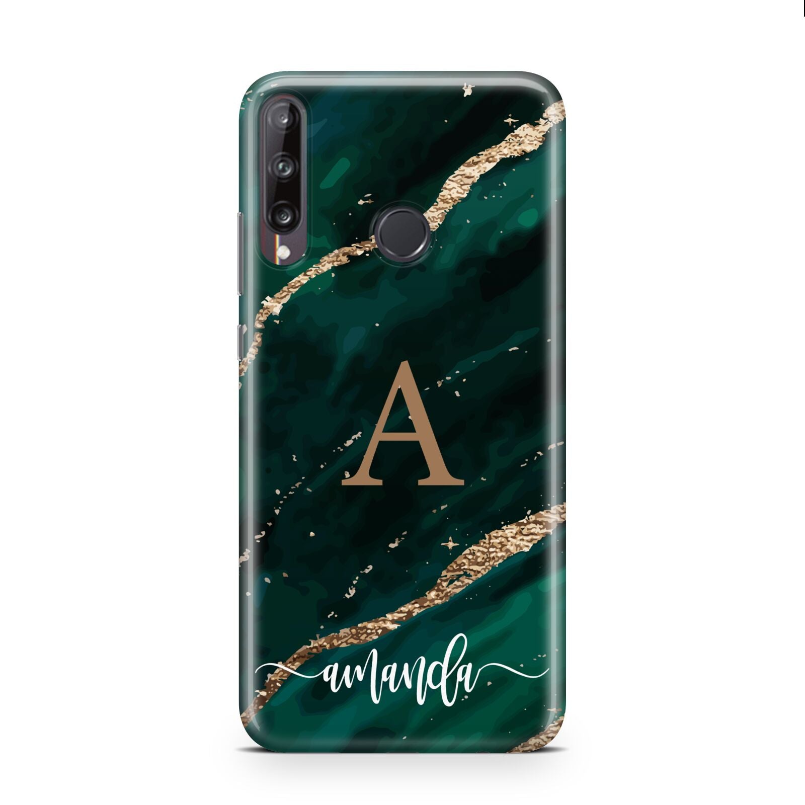 Green Marble Huawei P40 Lite E Phone Case