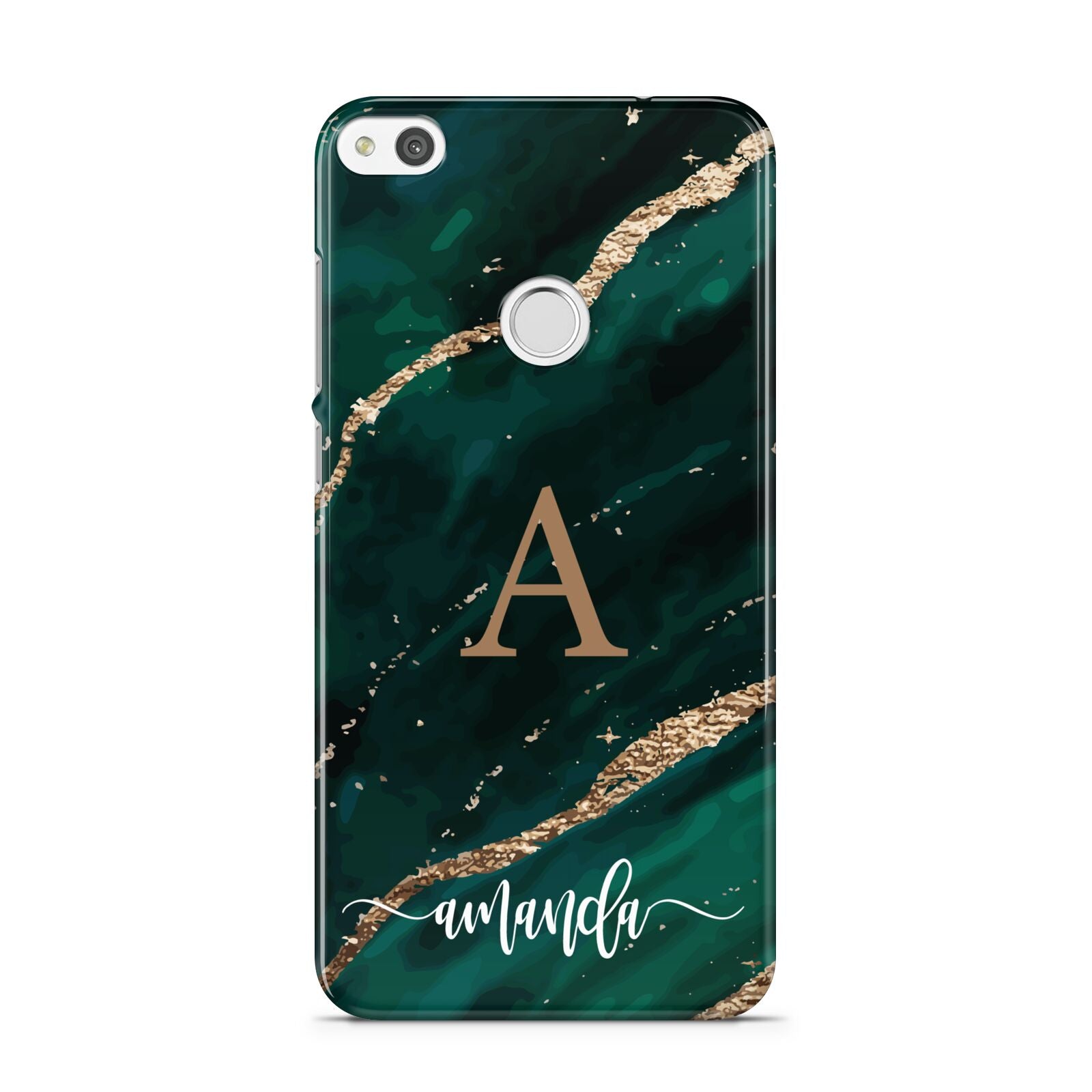 Green Marble Huawei P8 Lite Case