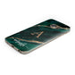 Green Marble Protective Samsung Galaxy Case Angled Image