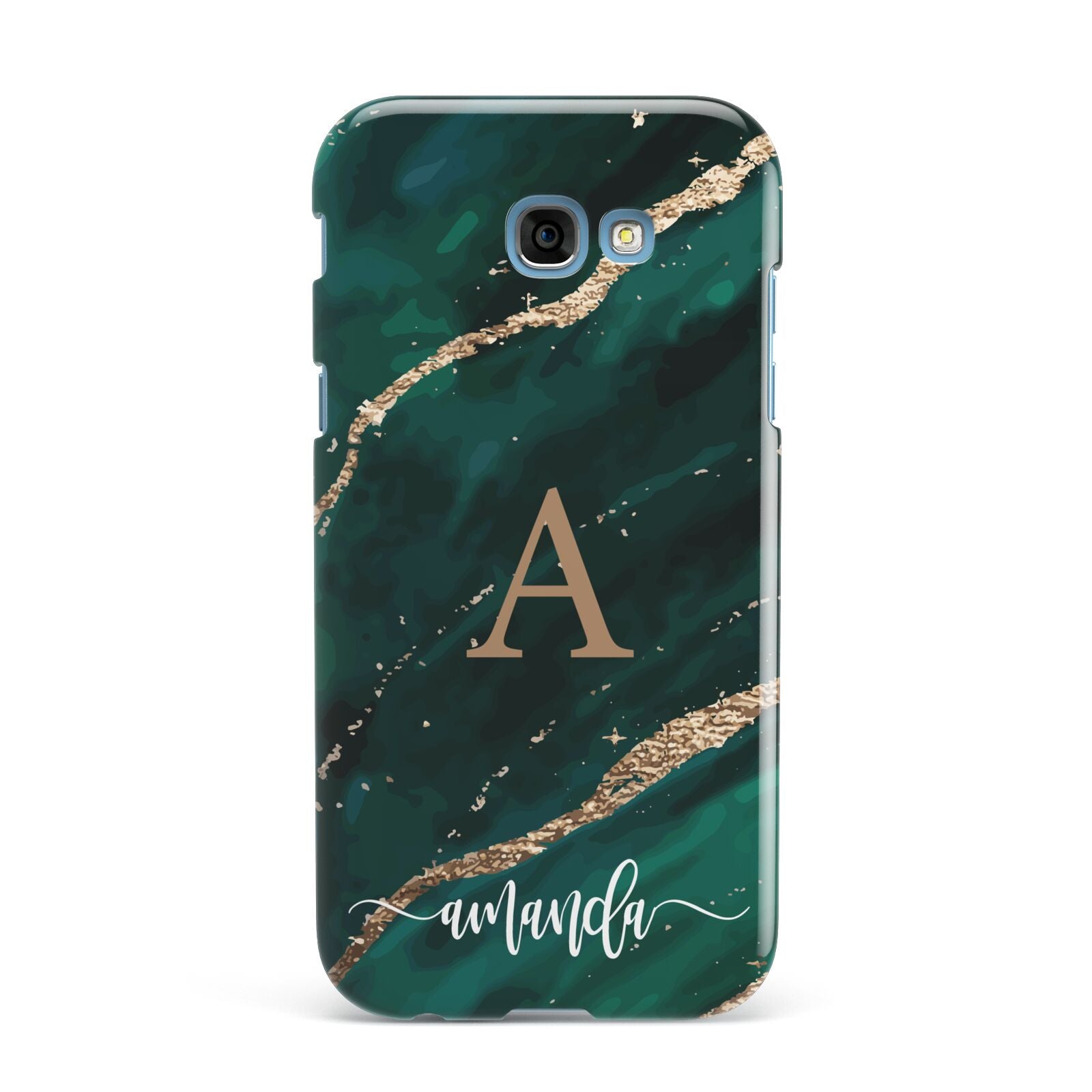Green Marble Samsung Galaxy A7 2017 Case