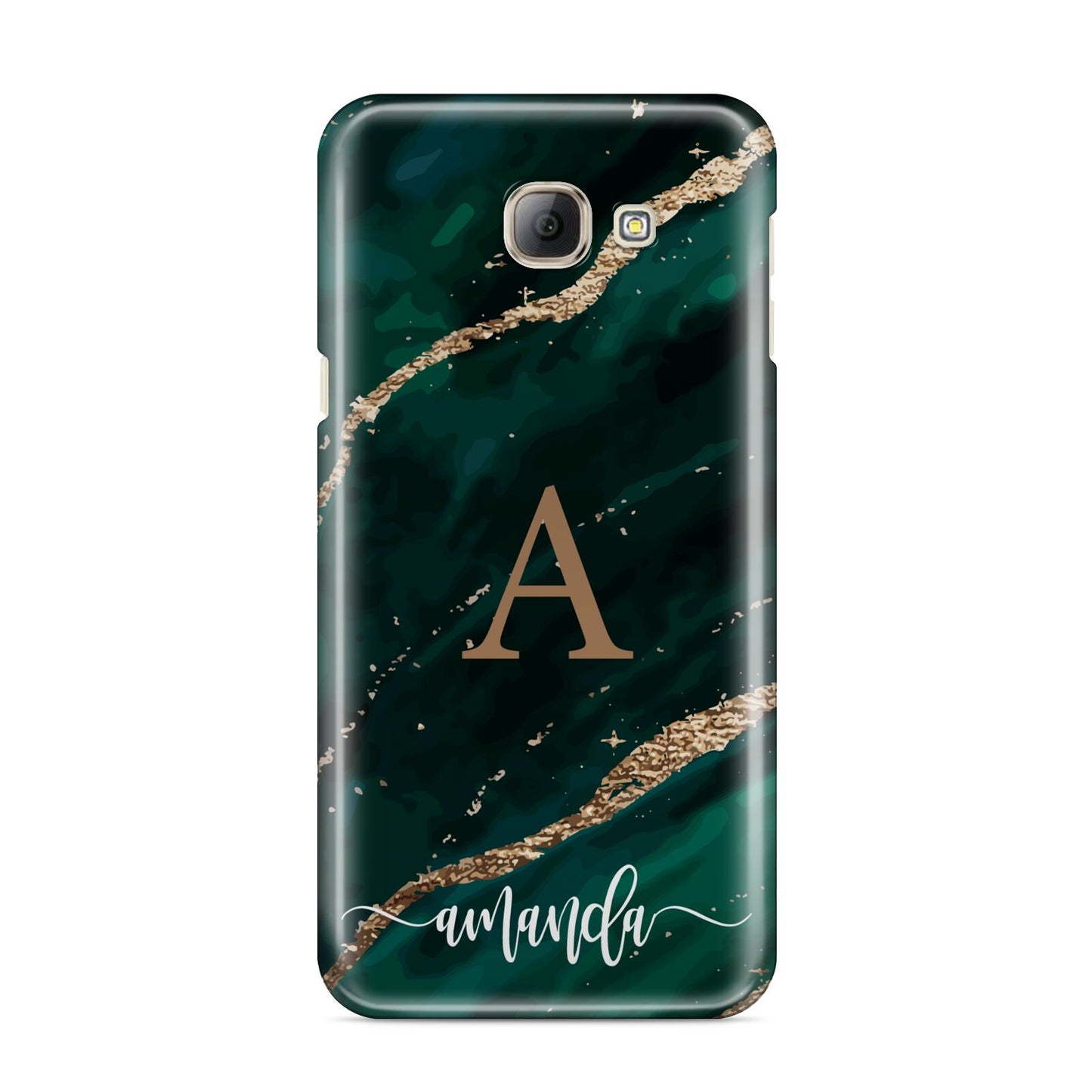 Green Marble Samsung Galaxy A8 2016 Case