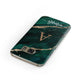 Green Marble Samsung Galaxy Case Front Close Up