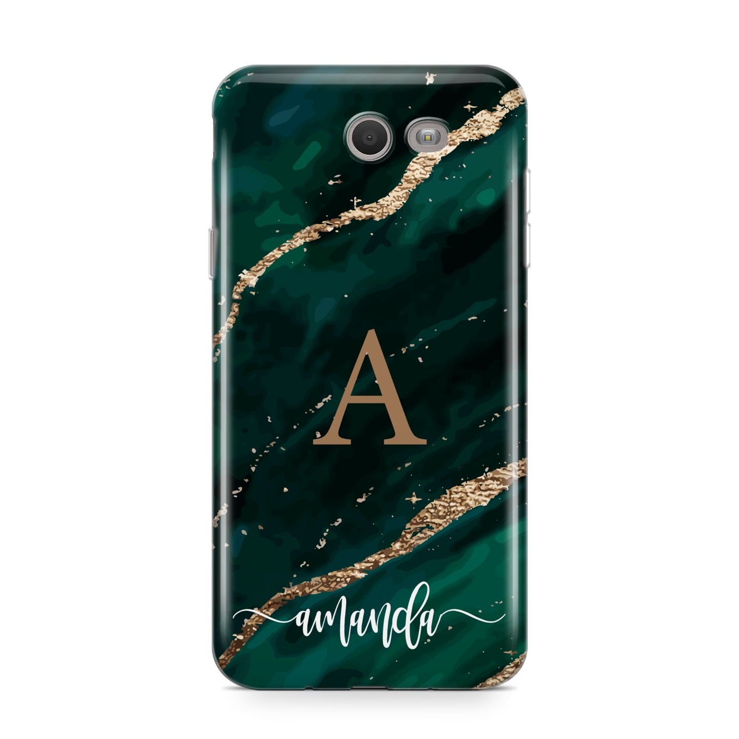 Green Marble Samsung Galaxy J7 2017 Case
