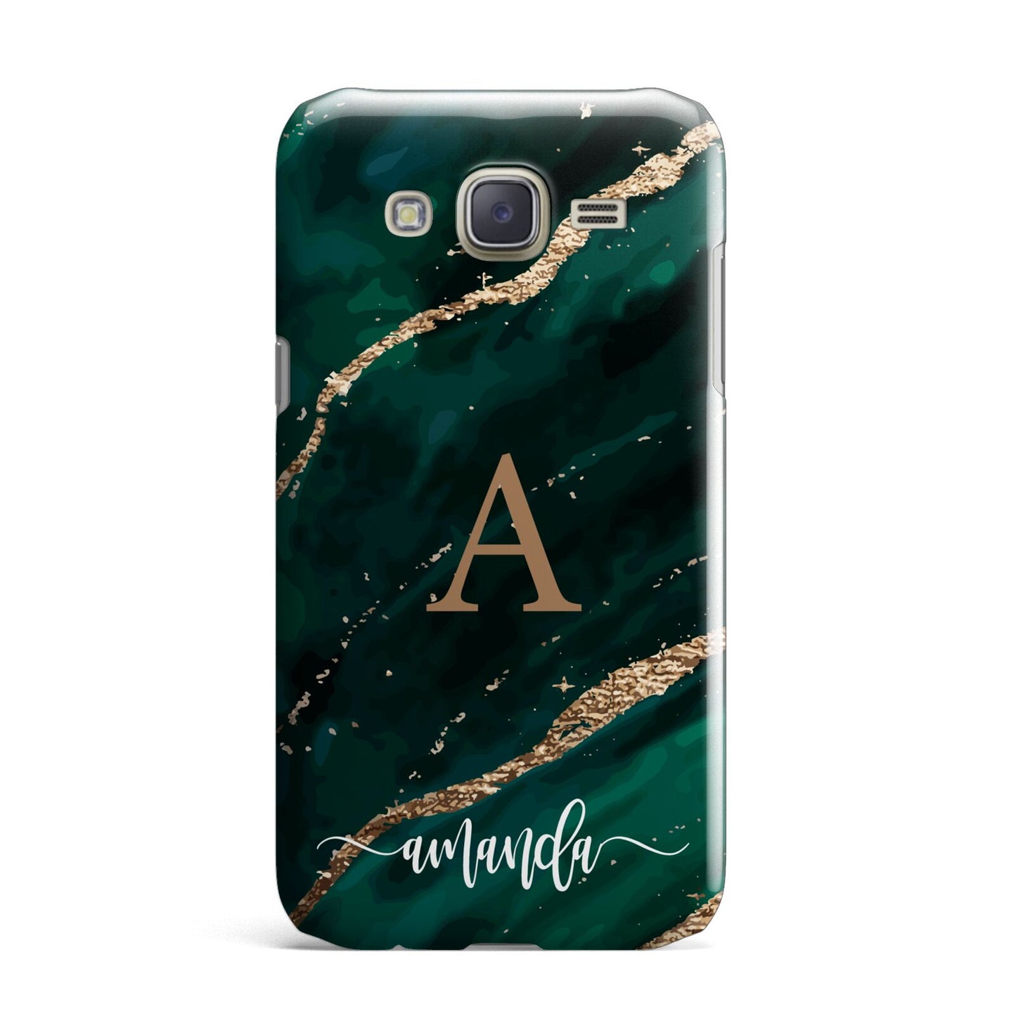 Green Marble Samsung Galaxy J7 Case