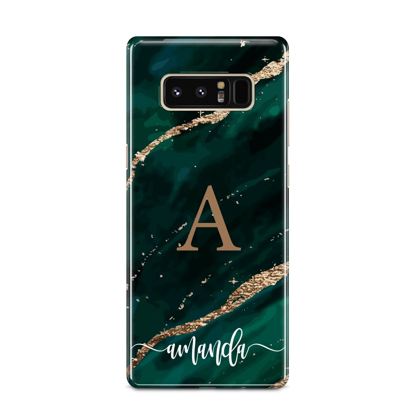 Green Marble Samsung Galaxy Note 8 Case