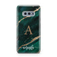 Green Marble Samsung Galaxy S10E Case