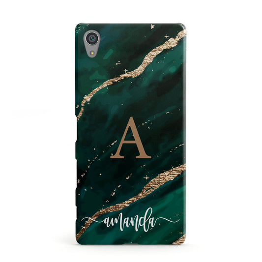 Green Marble Sony Xperia Case