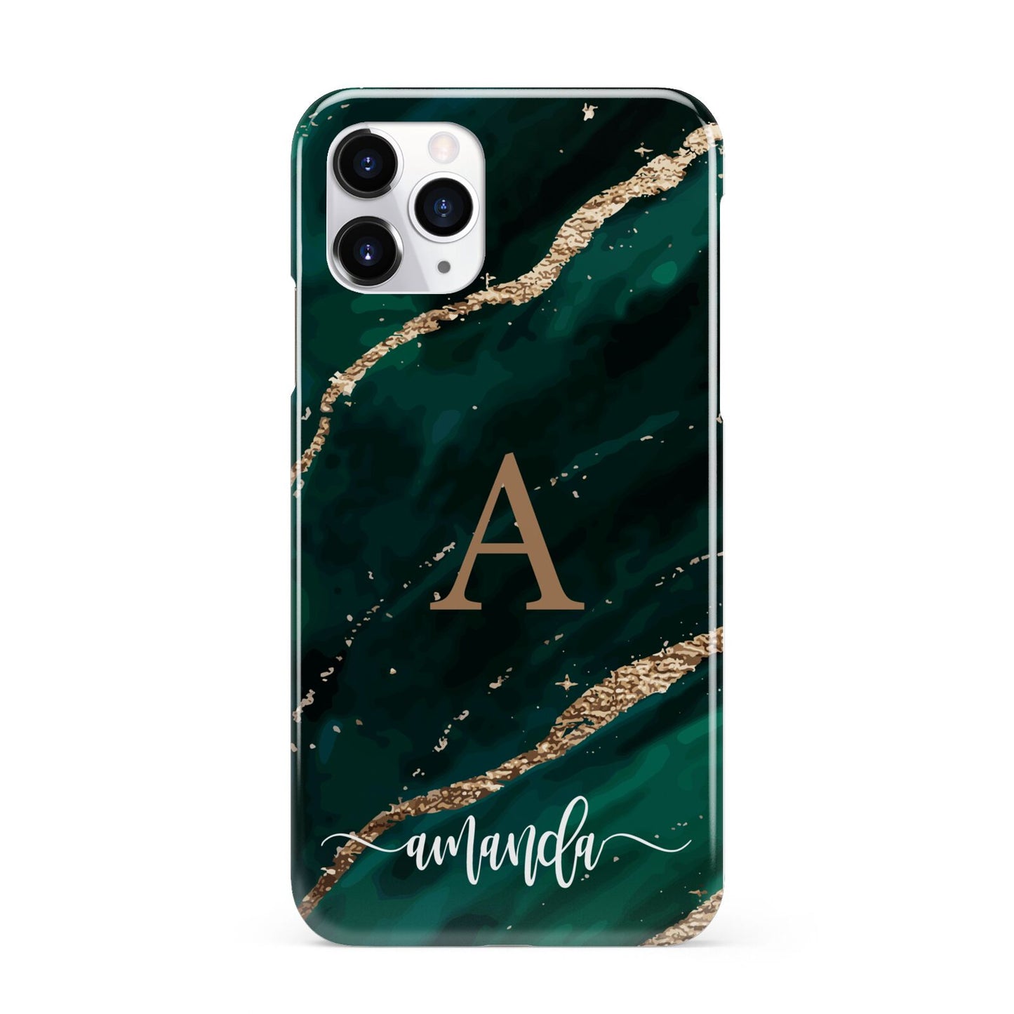 Green Marble iPhone 11 Pro 3D Snap Case