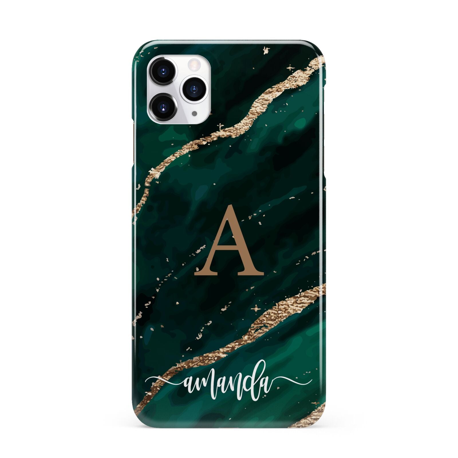 Green Marble iPhone 11 Pro Max 3D Snap Case