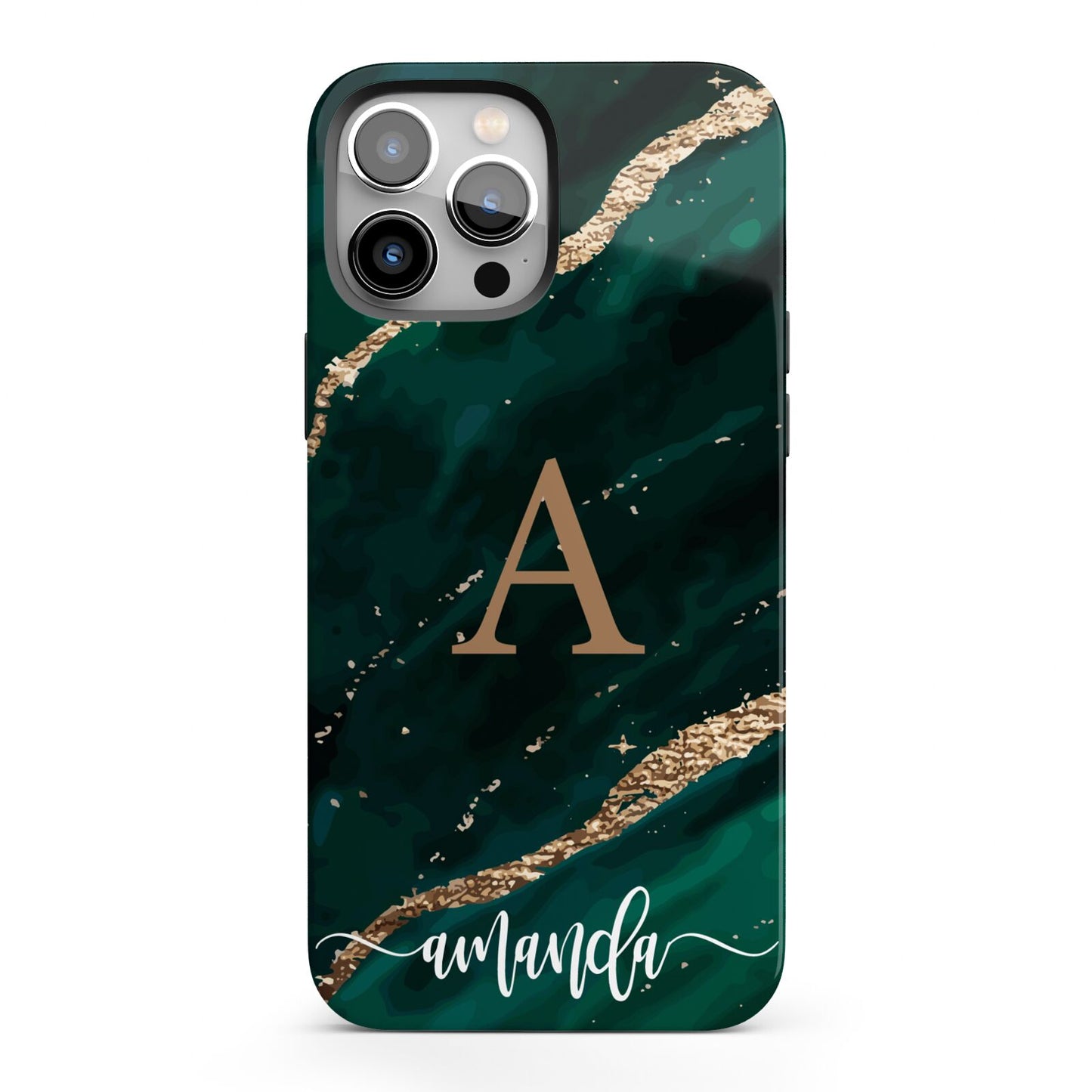 Green Marble iPhone 13 Pro Max Full Wrap 3D Tough Case