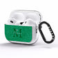 Green Monogram AirPods Pro Clear Case Side Image