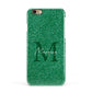 Green Monogram Apple iPhone 6 3D Snap Case
