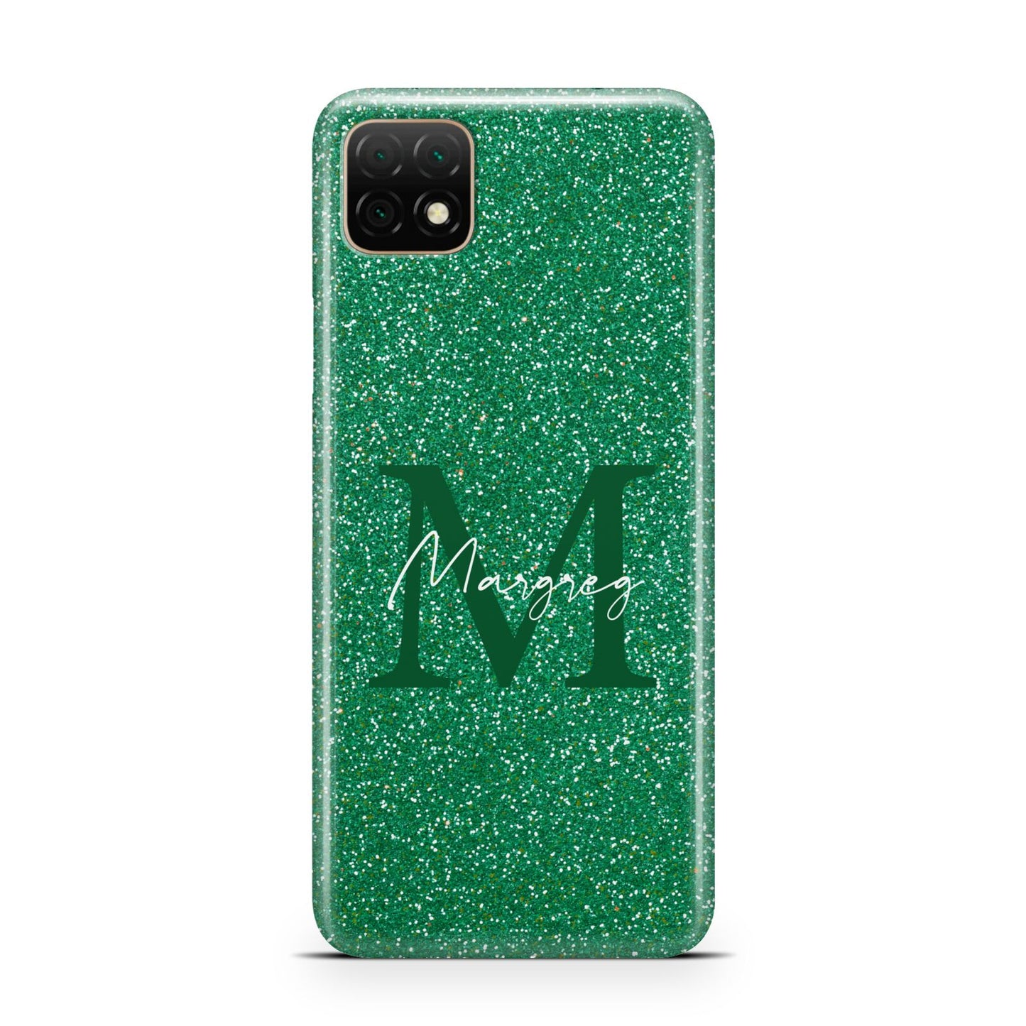 Green Monogram Huawei Enjoy 20 Phone Case