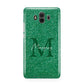Green Monogram Huawei Mate 10 Protective Phone Case