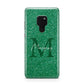 Green Monogram Huawei Mate 20 Phone Case