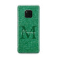 Green Monogram Huawei Mate 20 Pro Phone Case