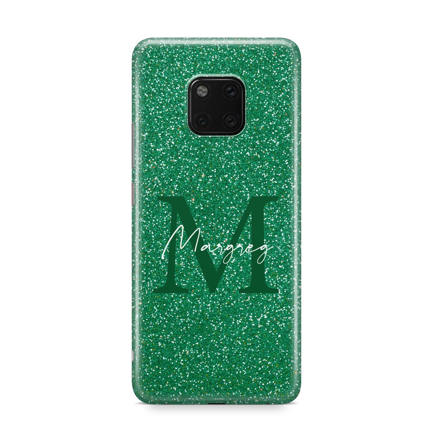 Green Monogram Huawei Mate 20 Pro Phone Case