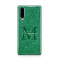 Green Monogram Huawei P30 Phone Case