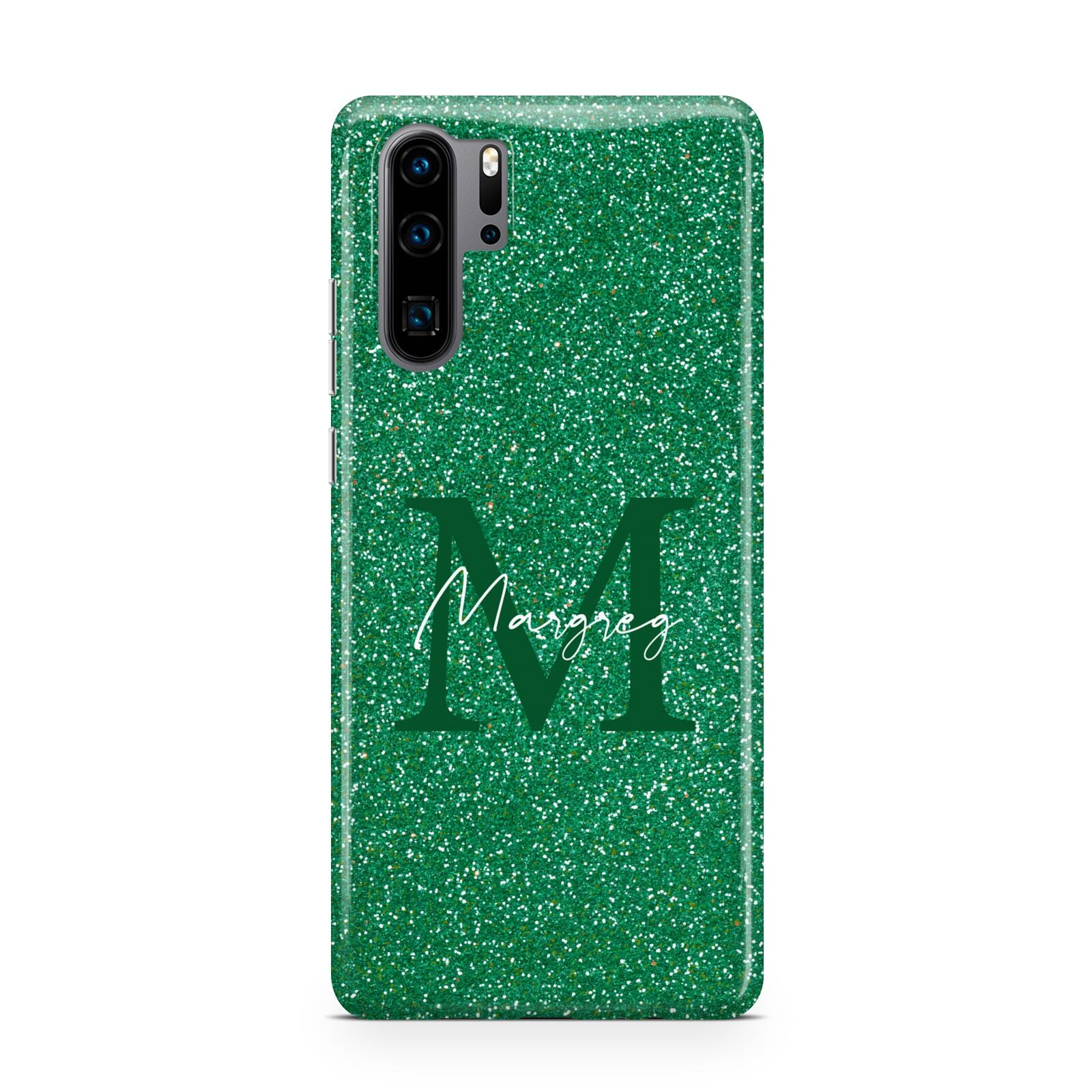 Green Monogram Huawei P30 Pro Phone Case
