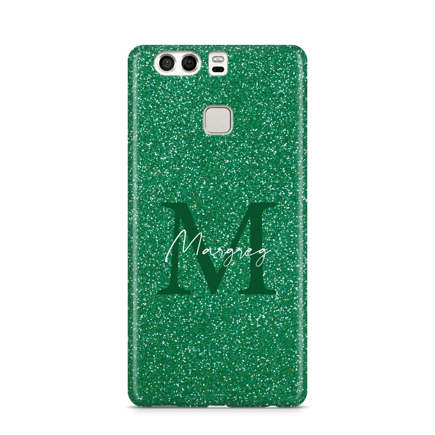 Green Monogram Huawei P9 Case