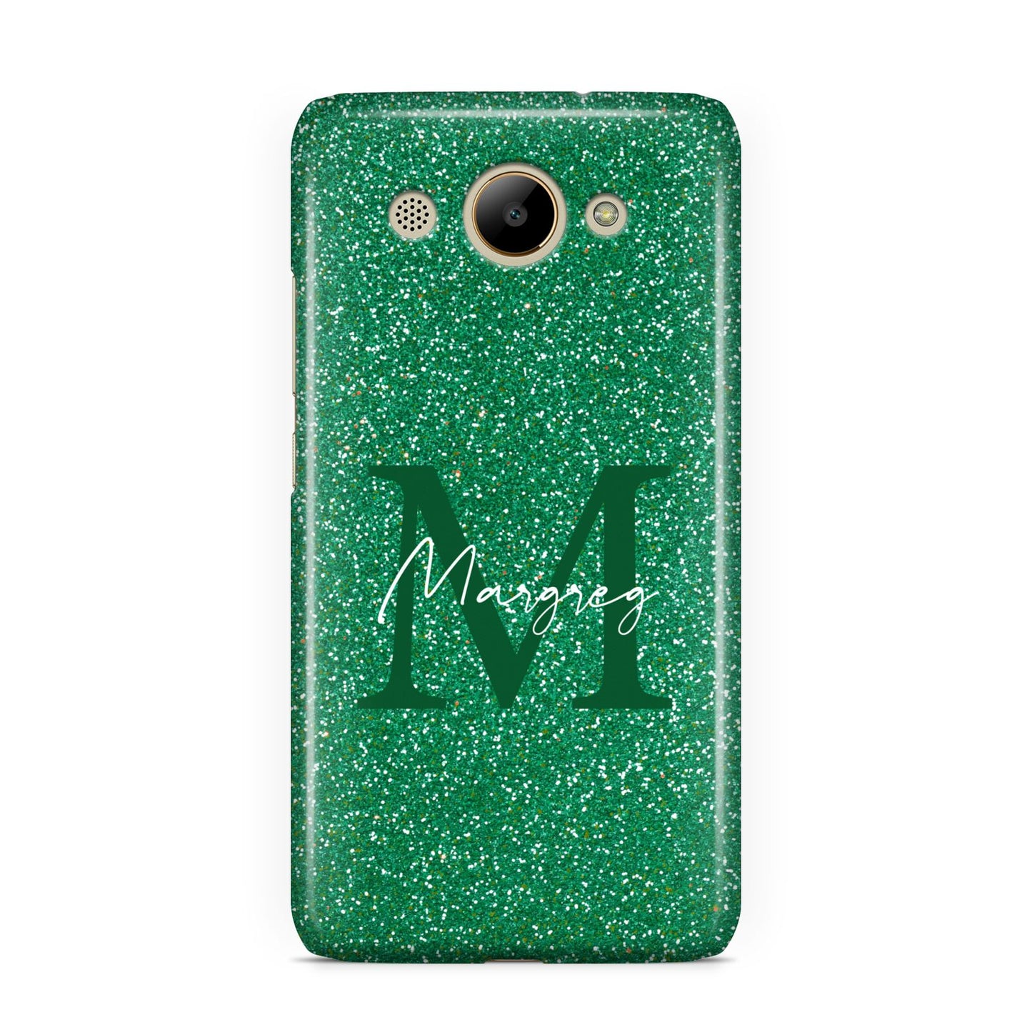 Green Monogram Huawei Y3 2017