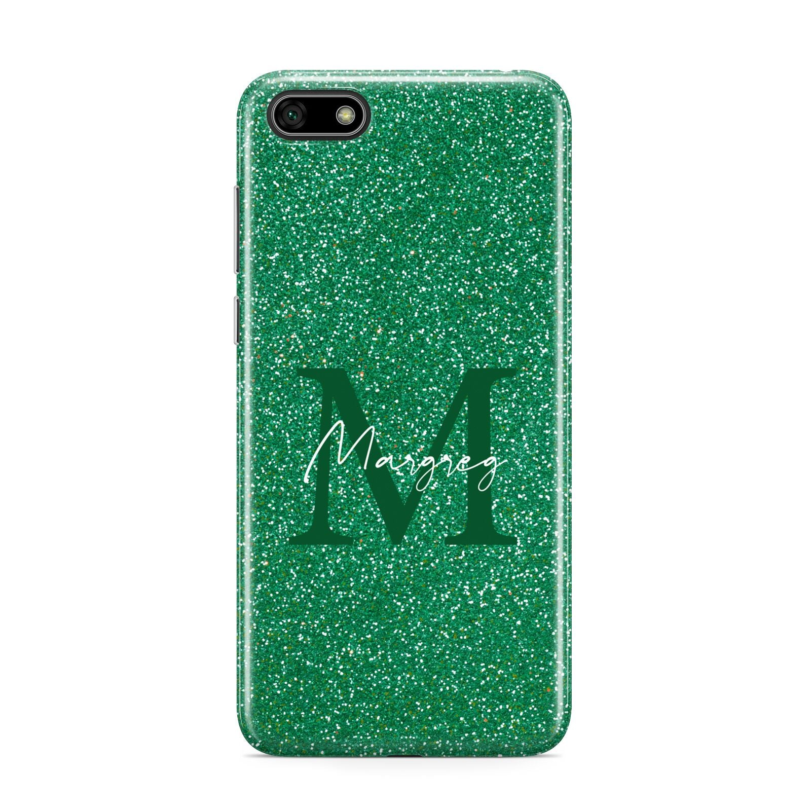 Green Monogram Huawei Y5 Prime 2018 Phone Case