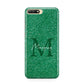 Green Monogram Huawei Y6 2018