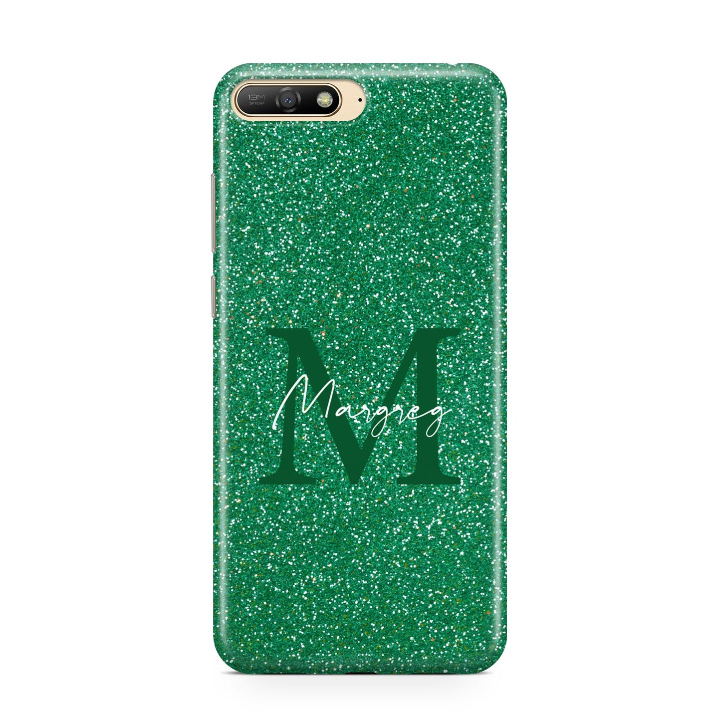 Green Monogram Huawei Y6 2018