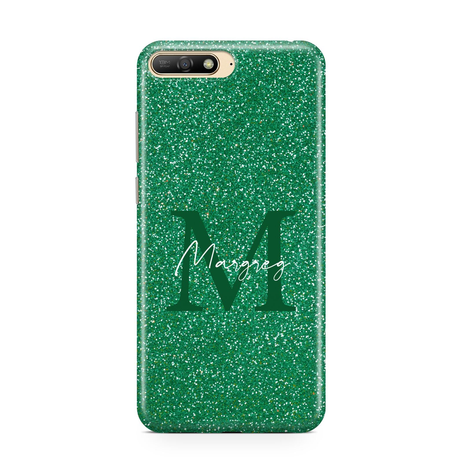 Green Monogram Huawei Y6 2018