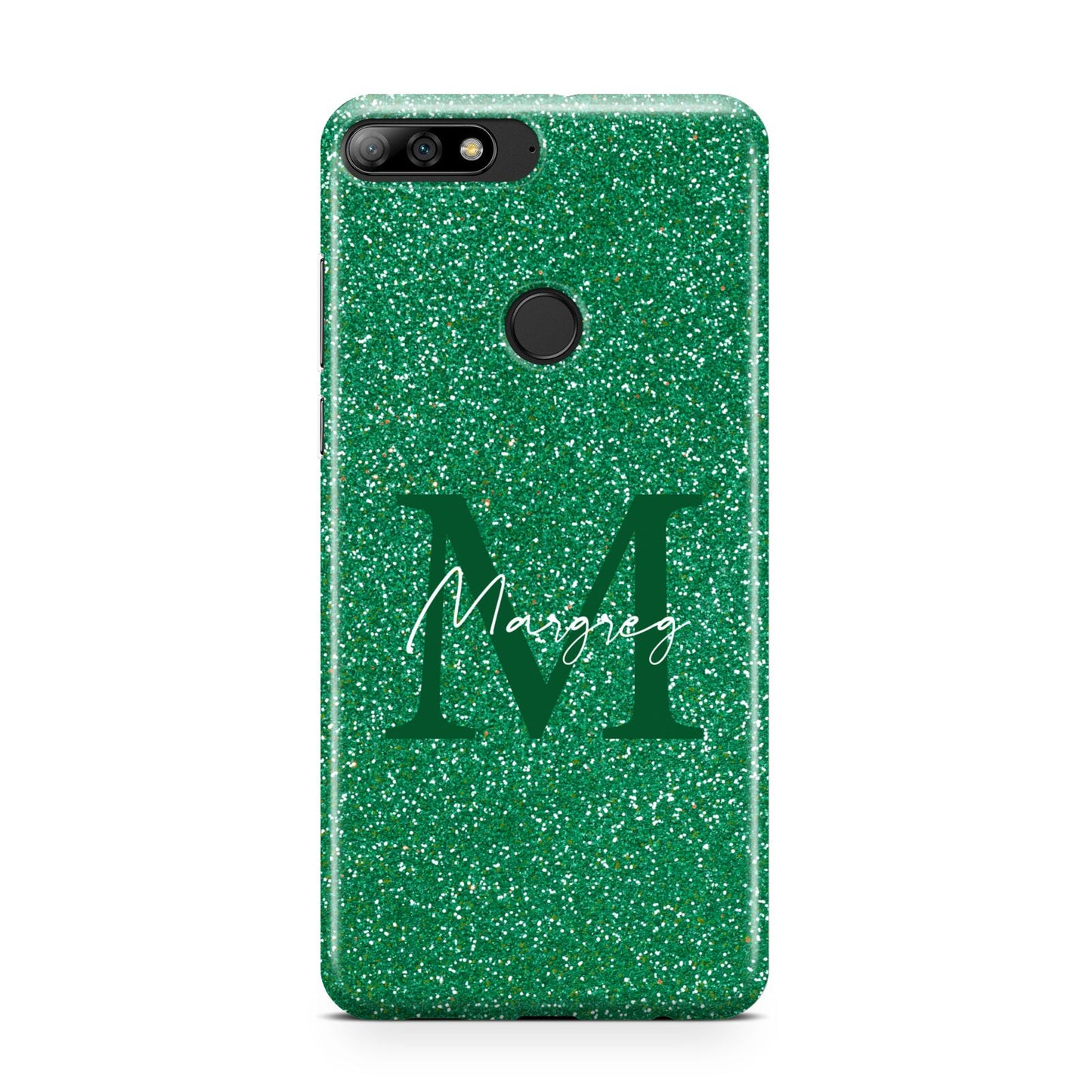 Green Monogram Huawei Y7 2018