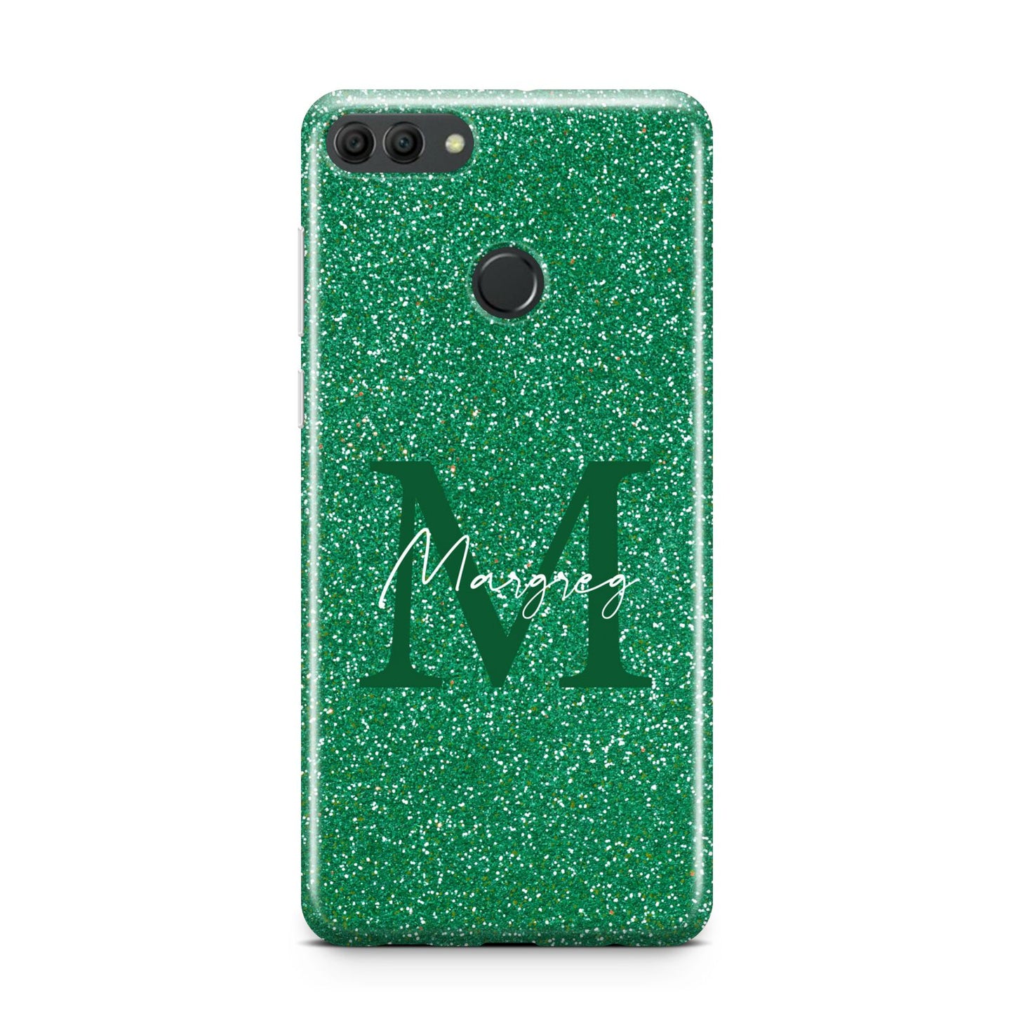 Green Monogram Huawei Y9 2018