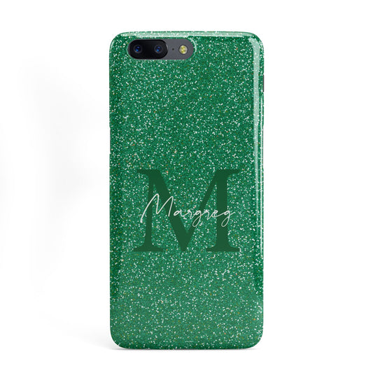 Green Monogram OnePlus Case