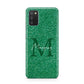 Green Monogram Samsung A02s Case