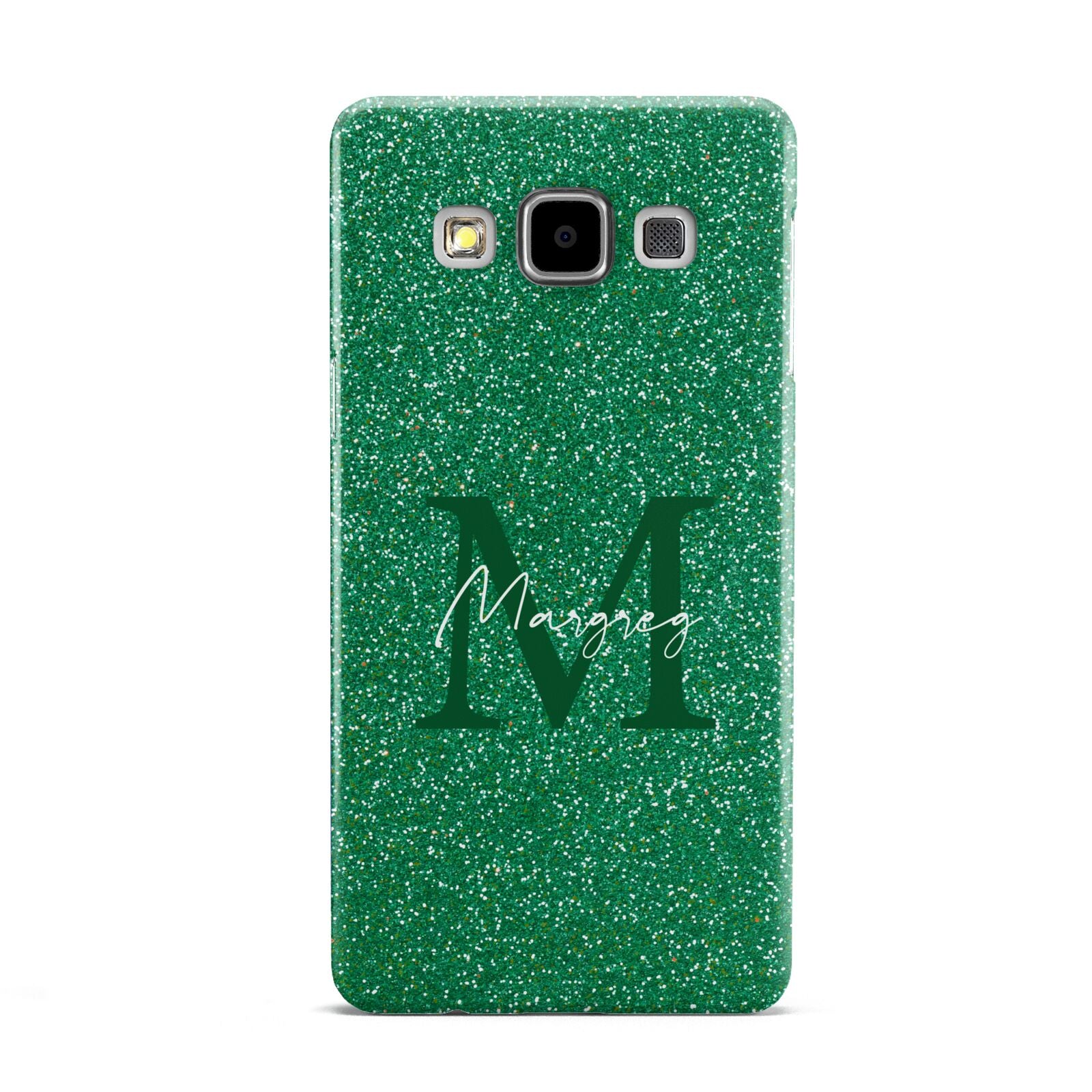 Green Monogram Samsung Galaxy A5 Case