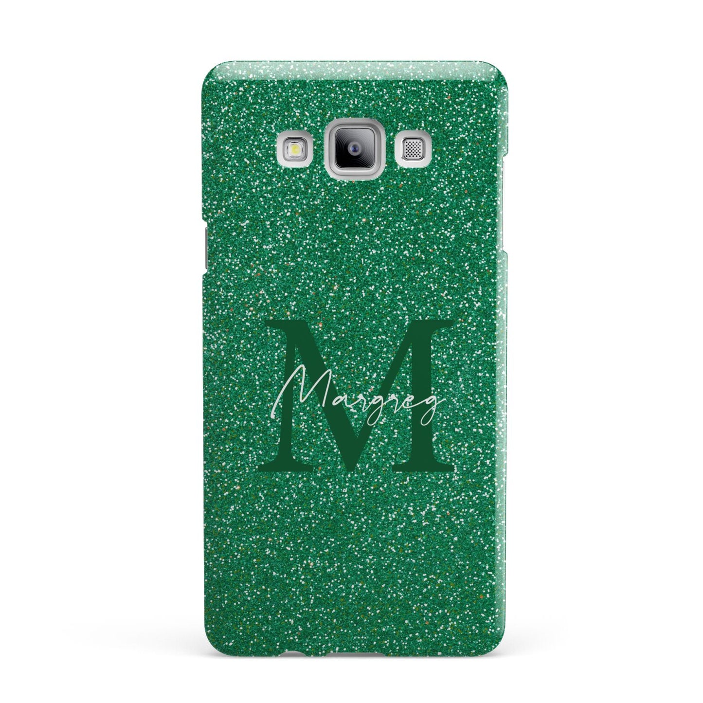Green Monogram Samsung Galaxy A7 2015 Case