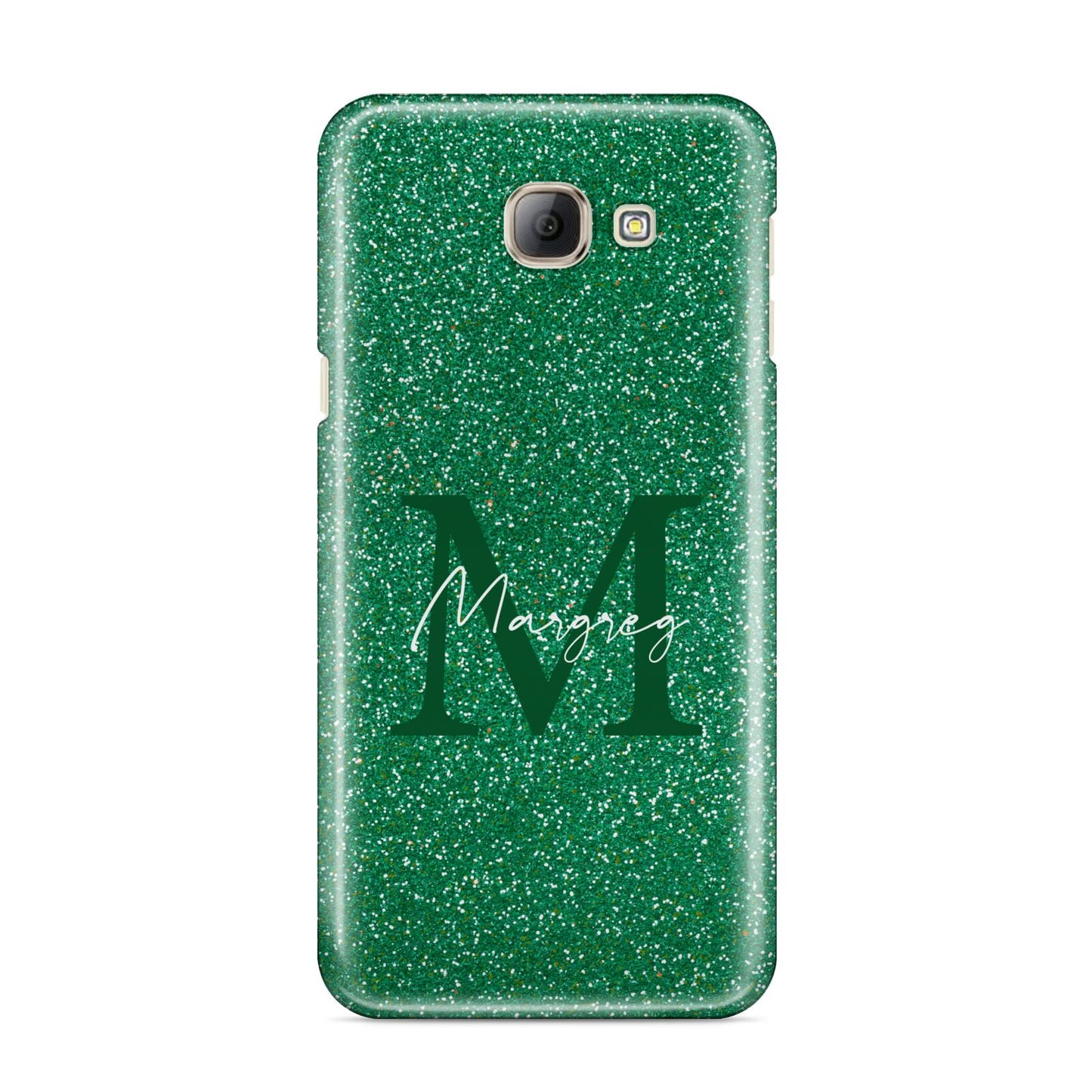 Green Monogram Samsung Galaxy A8 2016 Case