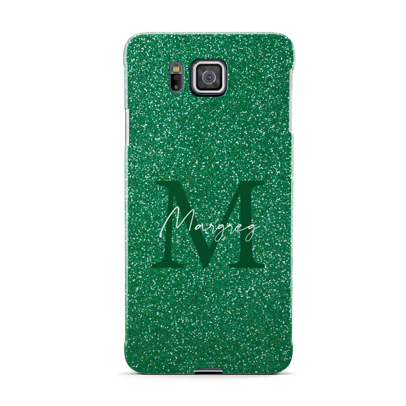 Green Monogram Samsung Galaxy Alpha Case