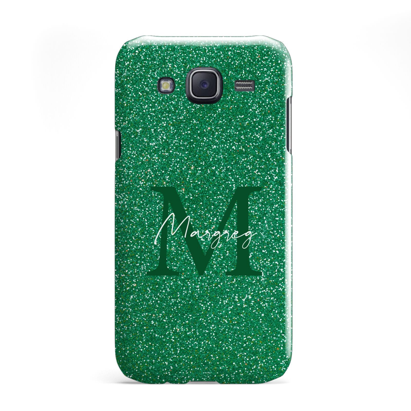 Green Monogram Samsung Galaxy J5 Case