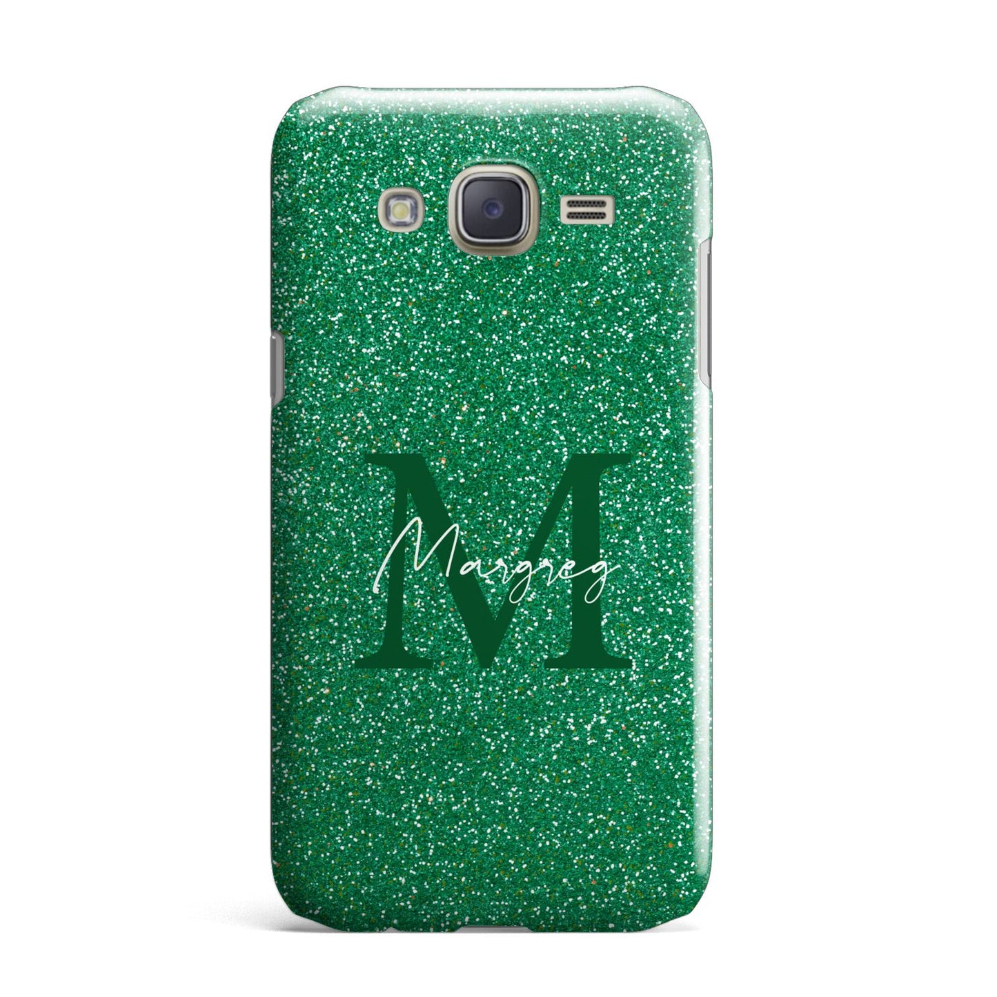 Green Monogram Samsung Galaxy J7 Case
