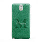 Green Monogram Samsung Galaxy Note 3 Case