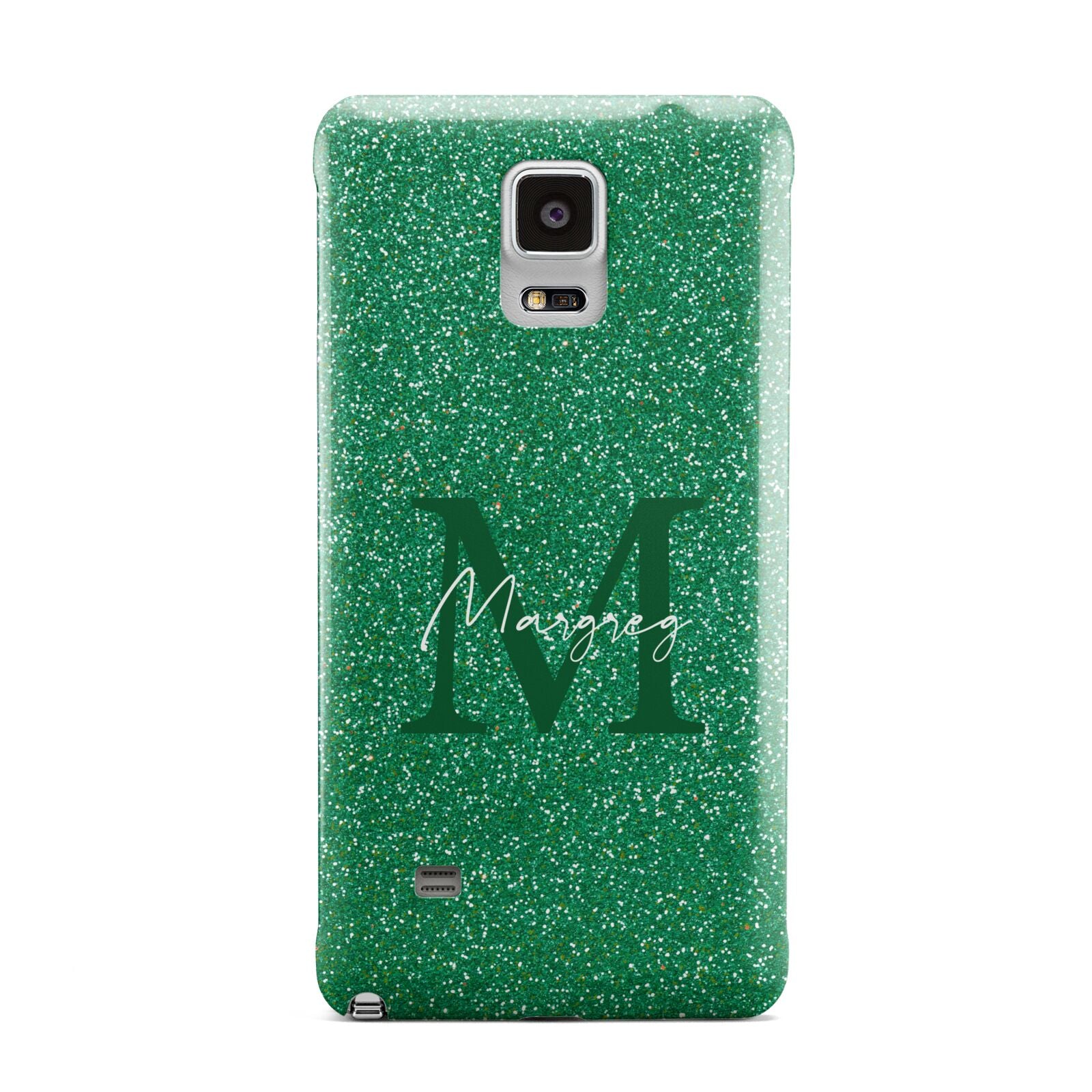 Green Monogram Samsung Galaxy Note 4 Case
